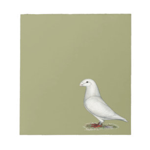 Show Racer White Notepad