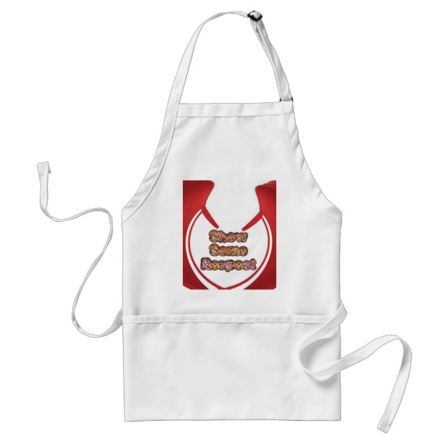 Show Some Respect Art Print Adult Apron (Front)