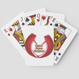 Show Some Respect Art Print Poker Cards