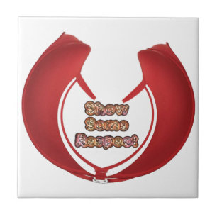 Show Some Respect Art Print Tile