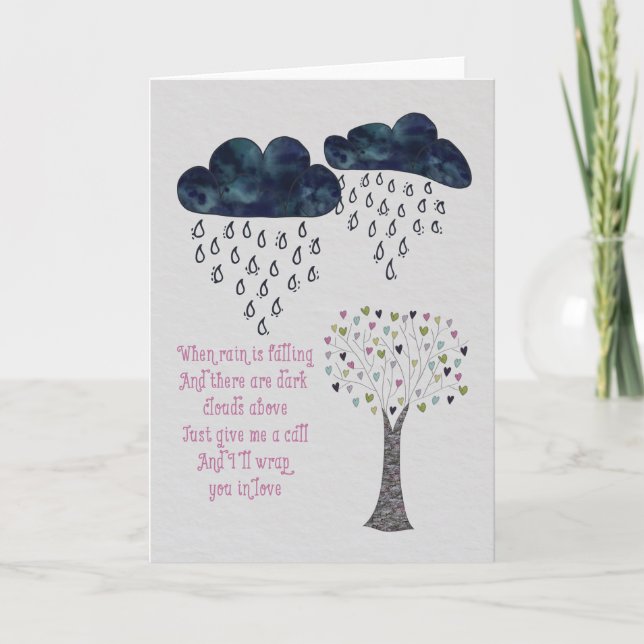 Show someone you care and are thinking of them. card (Front)