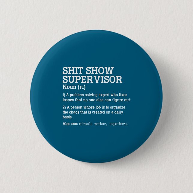 Show Supervisor A Problem Solving Expert Who Fixes Button (Front)
