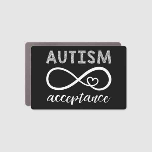 Show support for Autism Acceptance with this advoc Car Magnet