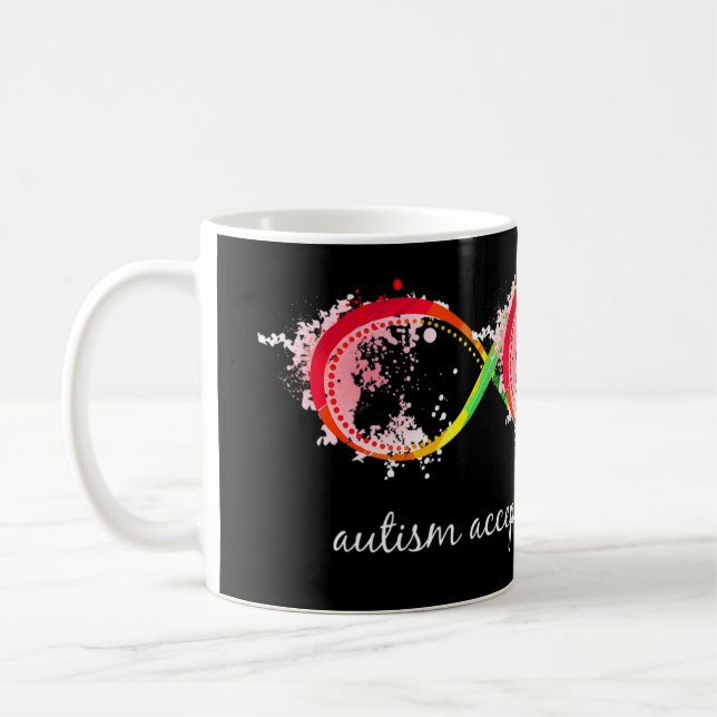 Show support for Autism and its acceptance with th Coffee Mug (Left)