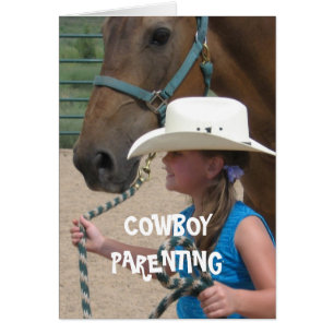 Show & Tell Day - Cowboy Parenting Cards