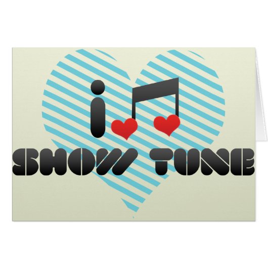 Show Tune Cards (Front Horizontal)