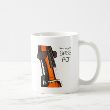 Show Us Your Bass Face! - Sterry Cartoons Coffee Mug