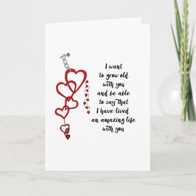 SHOW YOU ALL MY LOVE  *CELEBRATE OUR ANNIVERSARY* CARD (Front)