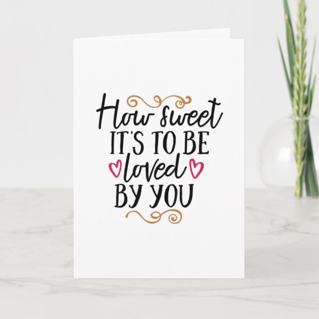 SHOW YOU ALL MY LOVE  *CELEBRATE OUR ANNIVERSARY* CARD (Front)