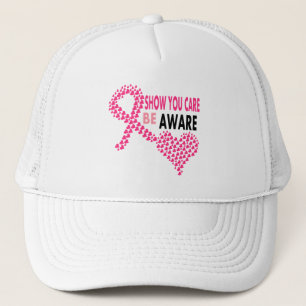 Show You Care Be Aware Breast Cancer Awareness Trucker Hat