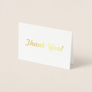Show Your appreciation with a beautiful Thank You! Foil Card