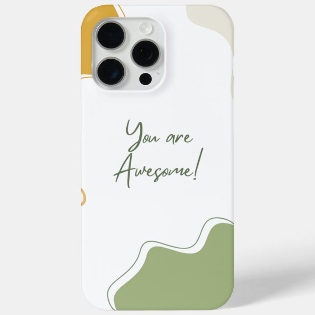  Show Your Awesome Style- iPhone 15 Pro Case  (Back)