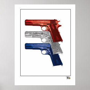 Show Your Colors: Colt 1911 Poster