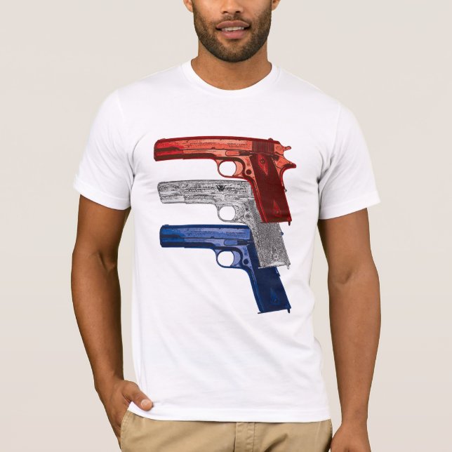 Show Your Colors: Colt 1911 T-Shirt (Front)