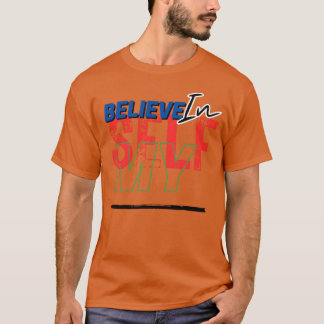 Show Your Confidence Inspiring SBelief boy T-Shirt