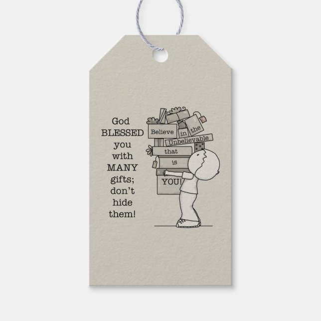 Show Your Gifts Gift Tags (Front)