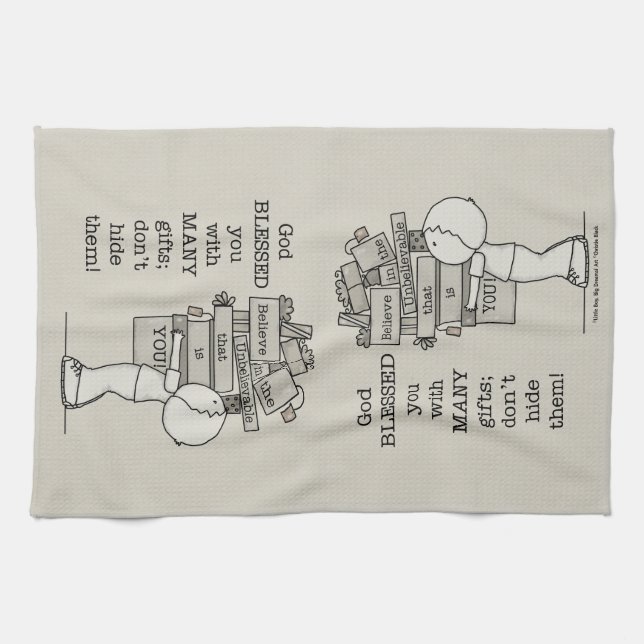 Show Your Gifts Kitchen Towel (Horizontal)