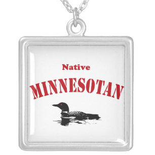 Show Your Minnesota Pride! Silver Plated Necklace