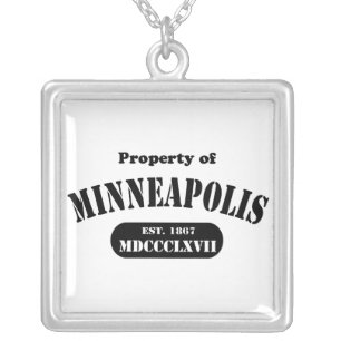 Show Your Minnesota Pride! Silver Plated Necklace