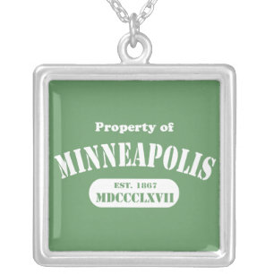 Show Your Minnesota Pride! Silver Plated Necklace
