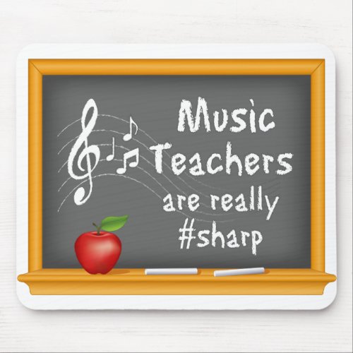 Show Your Music Teacher School Spirit   Mouse Pad