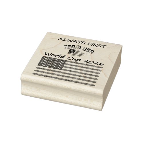 Show your passion for football USA Team USA proud Rubber Stamp