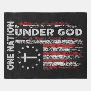 Show Your Patriotism with the One Nation Under God Outdoor Rug