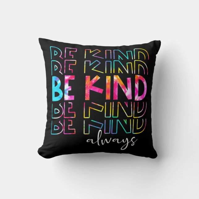 Show your support for Unity and Humanity. be human Throw Pillow (Front)