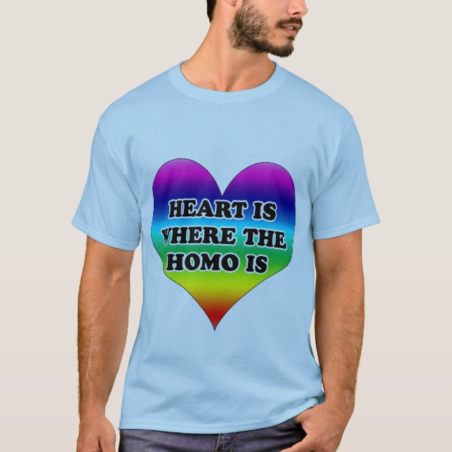Show your support of gay rights! T-Shirt (Front)