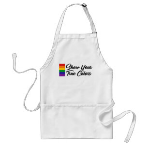 Show Your True Colors Adult Apron