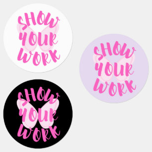 Show Your Work Labels