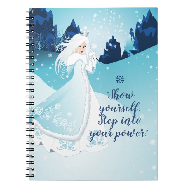 Show Yourself! Winter Wonderland spiral Journal (Front)