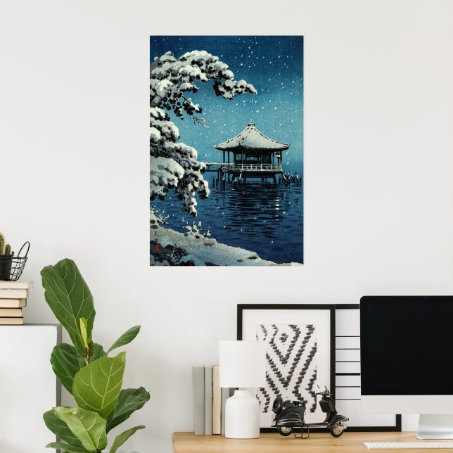 Showa Era, Winter by Tsuchiya Koitsu Poster (Home Office)