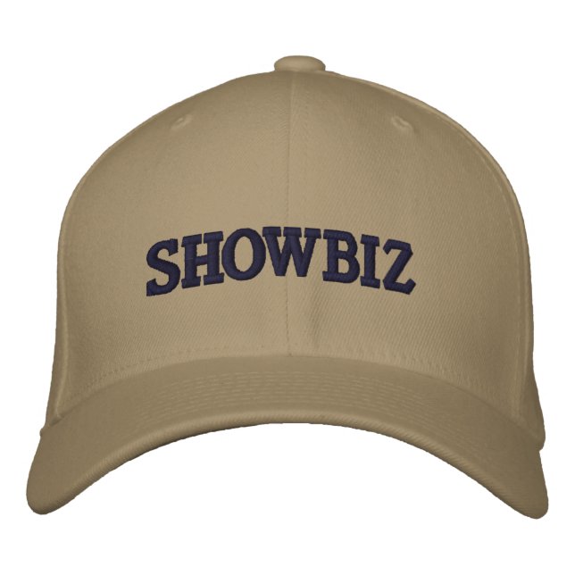 SHOWBIZ EMBROIDERED BASEBALL HAT (Front)