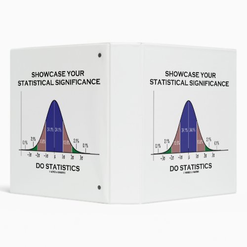 Showcase Your Statistical Significance Statistics 3 Ring Binder