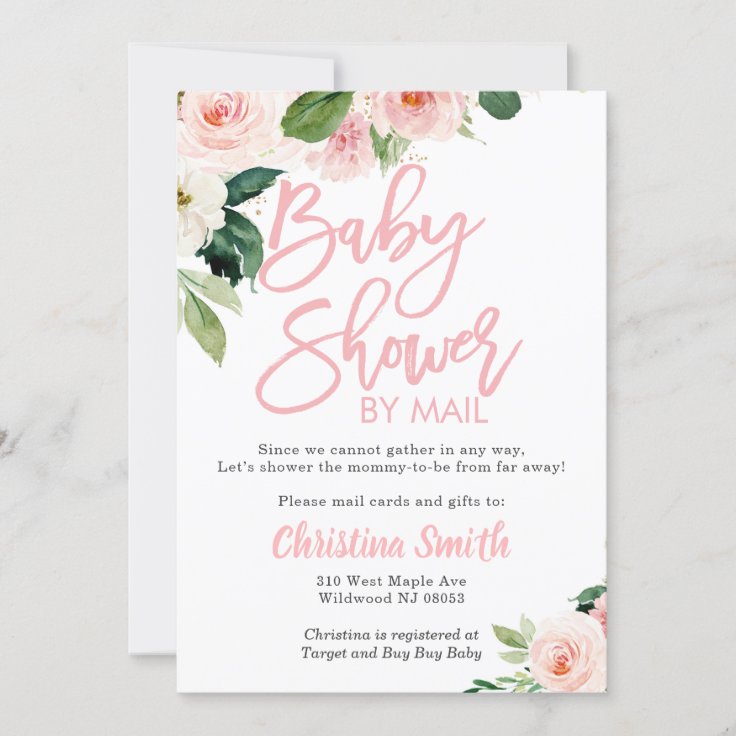 Shower by Mail Baby Shower Invitations Zazzle
