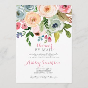 Shower By Mail Bridal Shower Virtual Shower Invitation by MakinMemoriesonPaper at Zazzle
