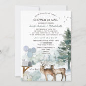 Shower by Mail Forest Boy Country Deer Baby Shower Invitation (Front)