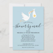 Shower By Mail Long Distance Sprinkle Blue Invitation (Front)