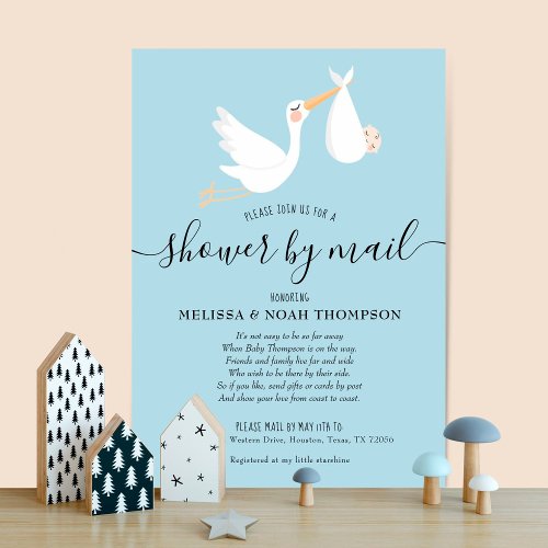 Shower By Mail Long Distance Sprinkle Invitation