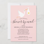 Shower By Mail Long Distance Sprinkle Pink Invitation (Front)