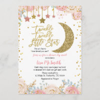 Shower by Mail Twinkle Little Star Baby Shower Invitation