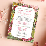 Shower by Mail Watercolor Floral 50th Birthday Invitation<br><div class="desc">Celebrate a milestone birthday in elegant floral style with our beautiful card shower invitation, adorned with exquisite watercolor peonies in shades of pink. Designed for those unable to host a traditional party, this invitation offers a heartfelt way for friends and family to shower the birthday honoree with love and well...</div>
