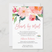 Shower by Mail Whimsical Watercolor Garden Floral Invitation (Front)