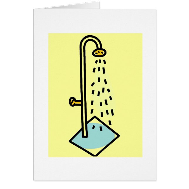 Shower card - Humorous (Front)