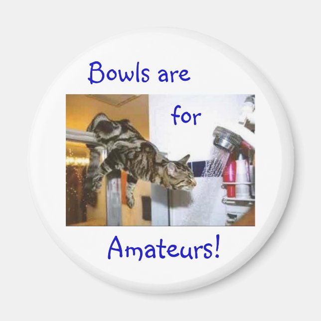 Shower Cat Magnet (Front)