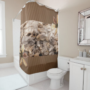 Shower Curtain Beige