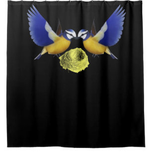 Shower Curtain Bird