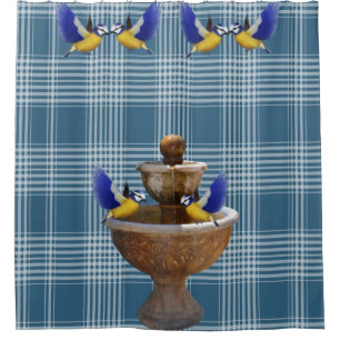 Shower Curtain Bird
