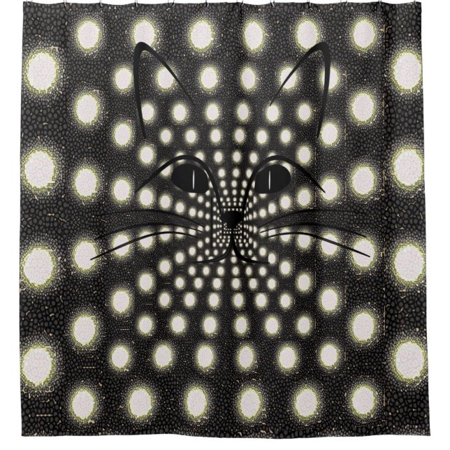 Shower Curtain Cat (Front)